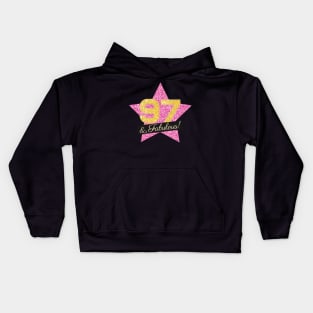 97th Birthday Gifts Women Fabulous - Pink Gold Kids Hoodie